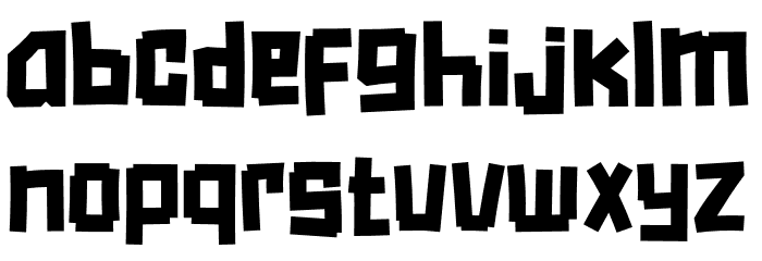 Low Batt Font LOWERCASE