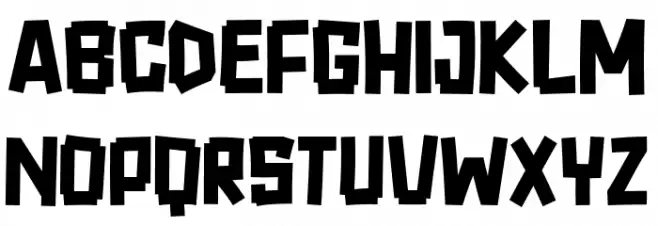 Low Batt Schriftart Groß