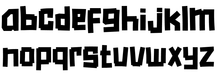 Low Batt Font LOWERCASE