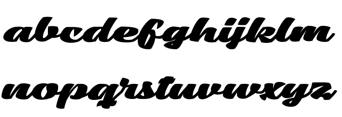 Low Casat Fat PERSONAL USE Font LOWERCASE