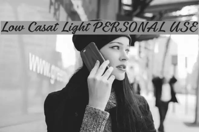 Low Casat Light PERSONAL USE Example 1