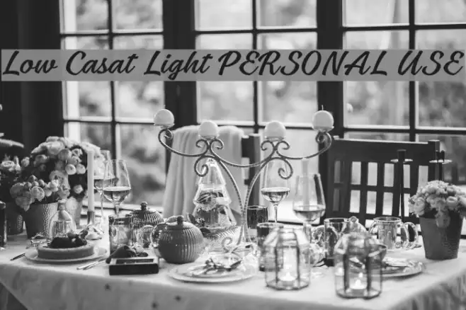 Low Casat Light PERSONAL USE Example 3