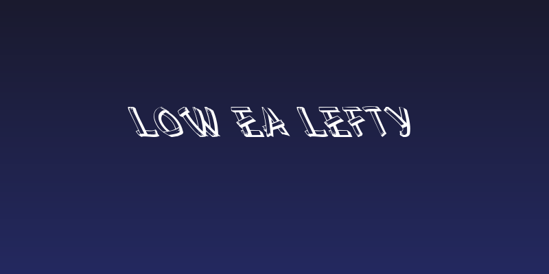 Low Ea Lefty Social Header