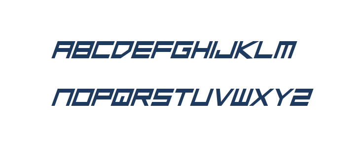 Low Gun Screen Bold Italic Lowercase