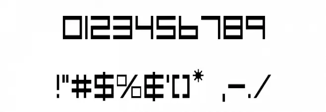 Low Gun Screen Condensed Schriftart Anderer Schreiben