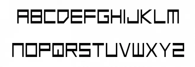 Low Gun Screen Condensed Schriftart Kleinbuchstaben