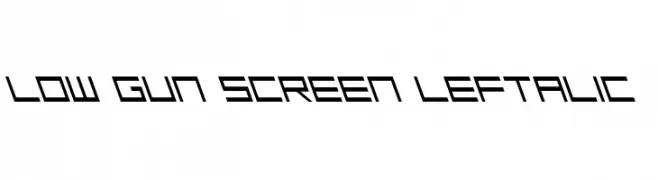 Low Gun Screen Leftalic 
