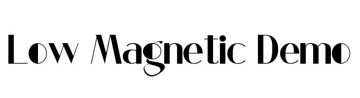 Low Magnetic Demo  免费字体下载