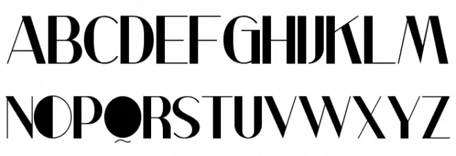 Low Magnetic Demo Font UPPERCASE