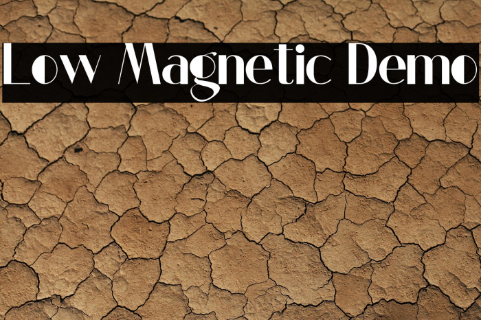 Low Magnetic Demo Example 2