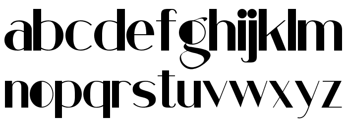 Low Magnetic Demo Font LOWERCASE