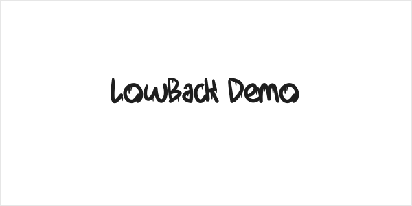 LowBack Demo Logo