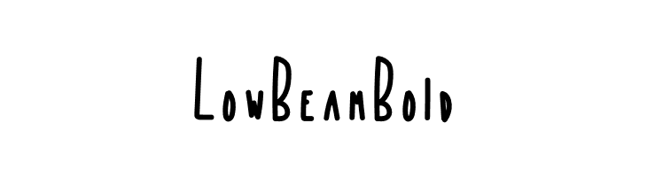 LowBeam Bold  font caratteri gratis