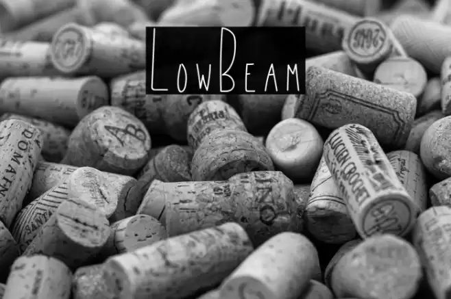 LowBeam Font examples