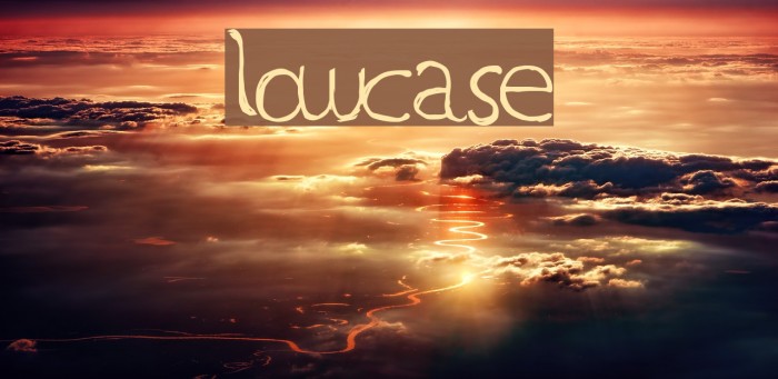 LowCase Font examples
