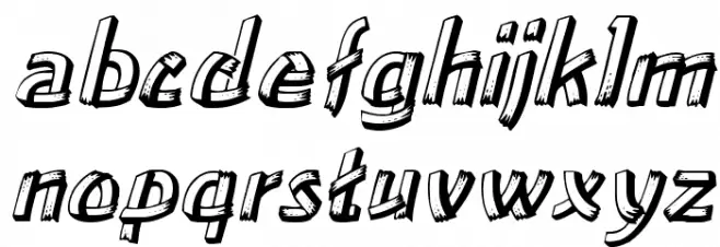 LowEa Italic फ़ॉन्ट लोअरकेस