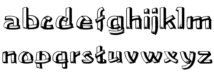 LowEa Wd Font LOWERCASE