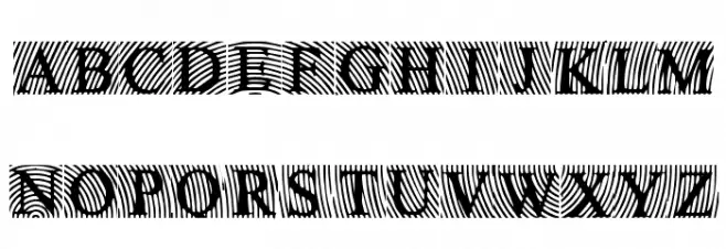 LowEngravedCapsDark フォント 大文字