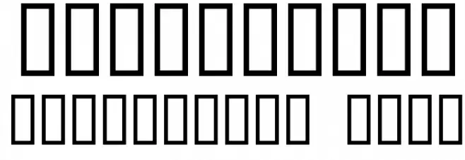 LowEngravedCapsHollow Font OTHER CHARS