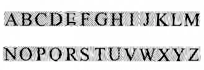 LowEngravedCapsLight Polices MAJUSCULES