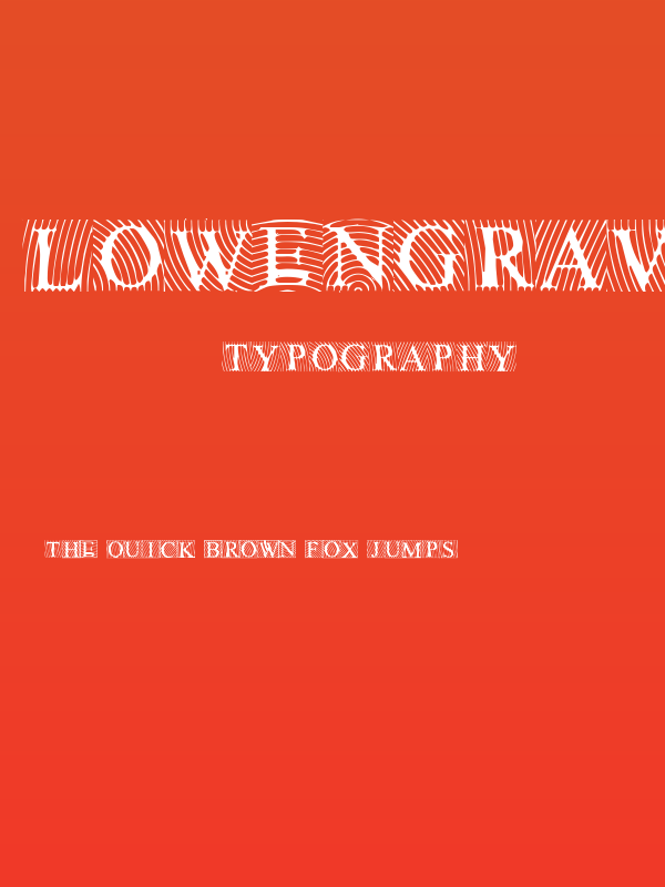 LowEngravedCapsLight Poster