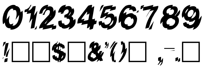 LowWe Regular Font OTHER CHARS