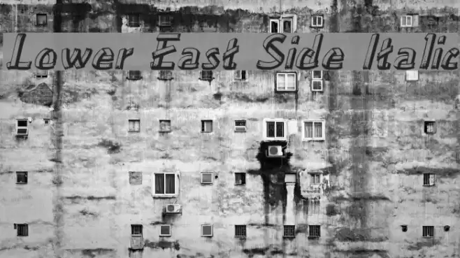 Lower East Side Italic Font examples