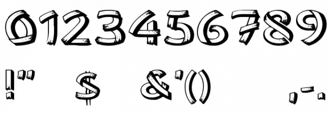 Lower East Side Wide Font OTHER CHARS