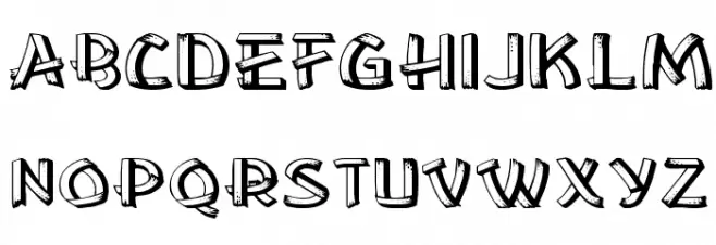 Lower East Side Wide Schriftart Groß