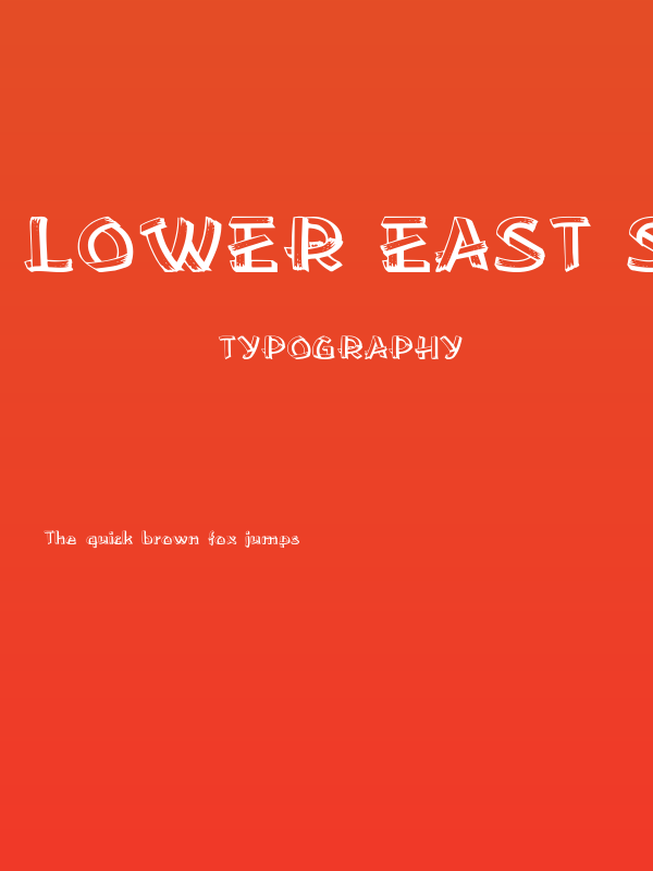 Lower East Side Wide Poster