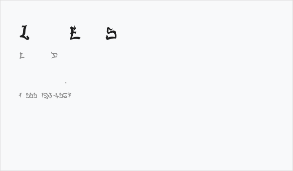 Lower East Side Business Card