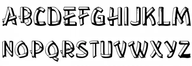 Lower East Side Schriftart Groß