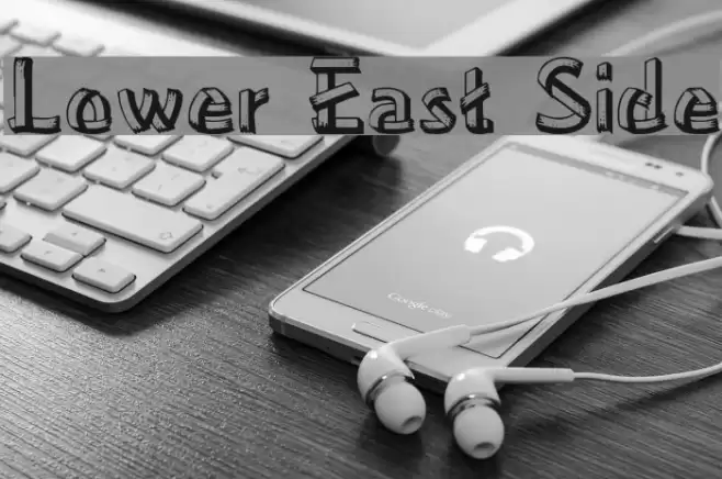 Lower East Side Font examples