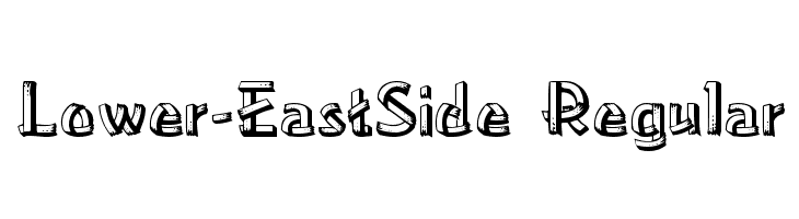 Lower-EastSide Regular  नि: शुल्क फ़ॉन्ट्स डाउनलोड