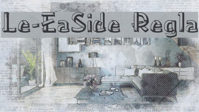 Lower-EastSide Regular Font examples