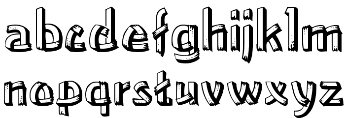 Lower-EastSide Regular Font LOWERCASE