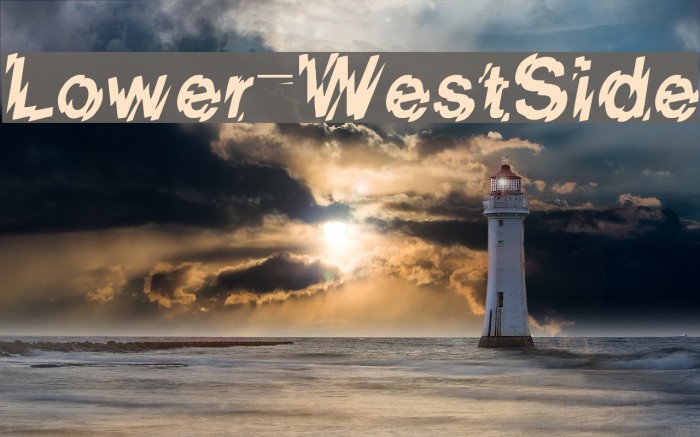 Lower-WestSide Font examples