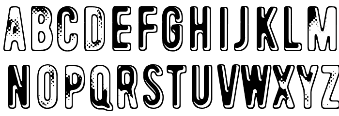 Lower atmosphere Font LOWERCASE