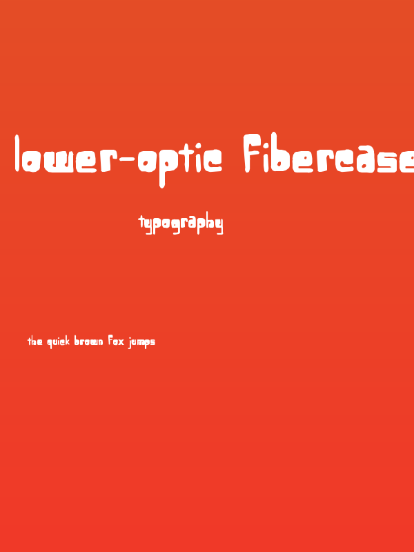 Lower-optic Fibercase Poster