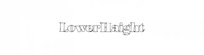 LowerHaight  Descarca Fonturi Gratis