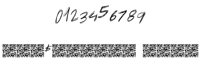 LowerScratch Font OTHER CHARS
