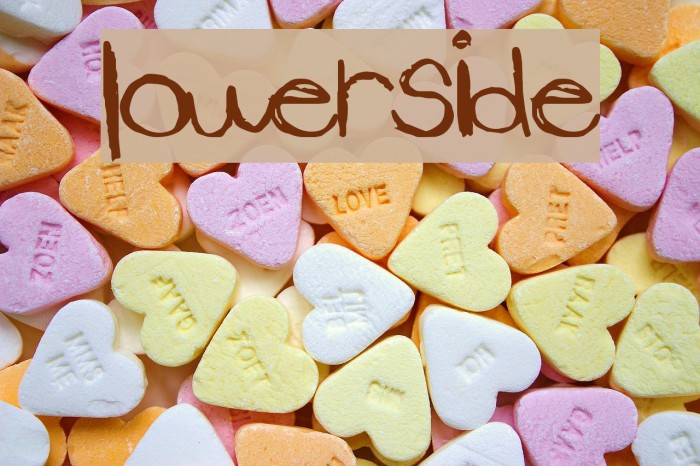LowerSide Font examples