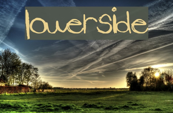 LowerSide Font examples