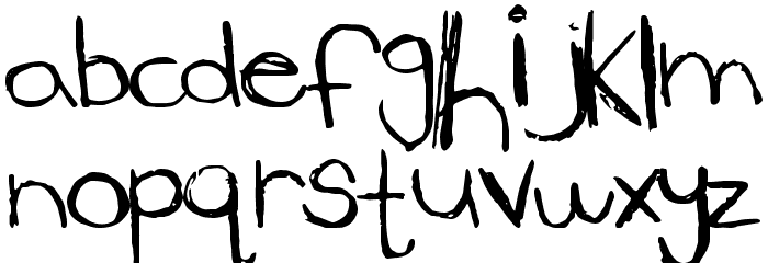 LowerSide Font LOWERCASE