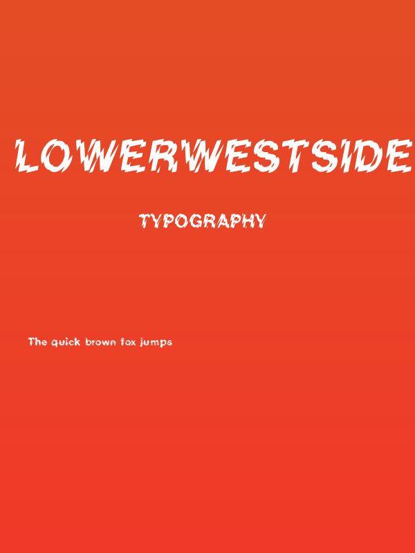 LowerWestSide Poster