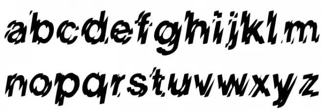 LowerWestSide Font LOWERCASE