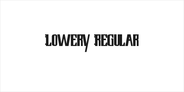 Lowery Regular Logo