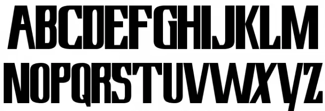 Lowery Regular Font LOWERCASE