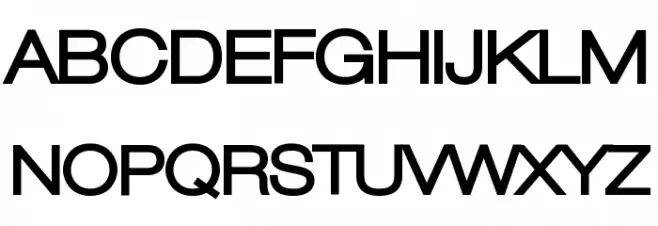 Lowvetica Ultra Bold 字体 大写