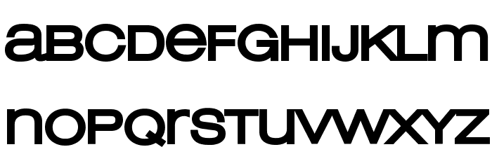 Lowvetica Ultra Bold Font LOWERCASE